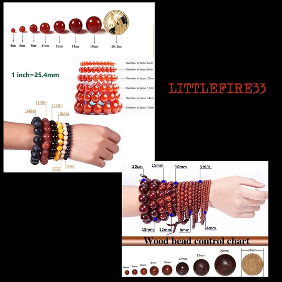 ✨GREEN JASPER/ROSEWOOD/TIGER EYE MALA NECKLACE - Picture 16 of 16